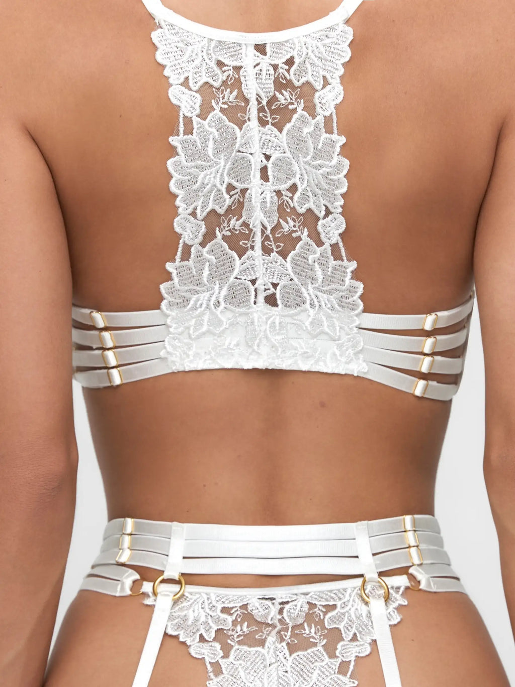 Elodie White Lingerie Set