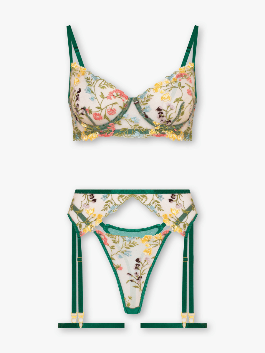 Heather Nature Lingerie Set